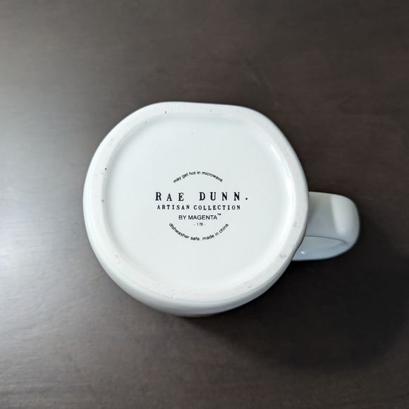 EUC Rae Dunn SUNNY DAYS AHEAD 19.5oz Ceramic Mug with Yellow Interior - Picture 4 of 4